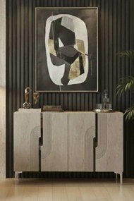 Stewehome κονσόλα τηλεόρασης πολύχρηστο ντουλάπι και γωνιά καφέ 120x32x15 cm