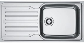 Franke Antea AZN 611-100 Ένθετος Ανοξείδωτος νεροχύτης Σατινέ Μ100xΠ50cm