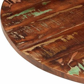 vidaXL Επιφάνεια Τραπεζιού Στρογγυλή Ø80x1,5εκ Μασίφ Ανακυκλωμένο Ξύλο
