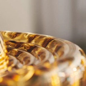 Κρεμαστό Φωτιστικό Lotus Amber Ø25cm Χρυσό