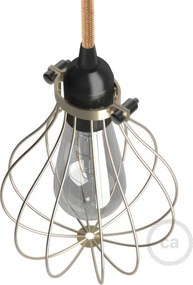 Μεταλλικό Πλαίσιο Κλουβί Drop, με Κολλάρο στήριξης Χρυσό