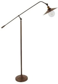 Φωτιστικό Δαπέδου Καφέ Χάλκινο GloboStar SILENE 01243-1243-Χάλκινο 01243