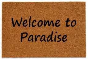 Πατάκι Εισόδου Welcome To Paradise LBTAH-AX71033 40x60cm Brown-Black Andrea House 40Χ60