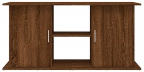 vidaXL Βάση Ενυδρείου Καφέ Δρυς 121x41x58 εκ. από Επεξεργασμένο Ξύλο
