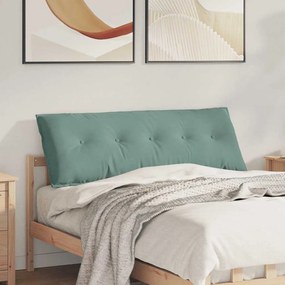 vidaXL Μαξιλάρι Πλάτης Θαλασσί 140 x 50 cm Υφασμάτινο Κορντουρά