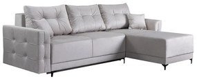 Γωνιακός Καναπές - κρεβάτι SMAK Μπέζ 266x175x83εκ 266x175x83 εκ.