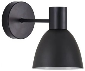 Απλίκα Φωτιστικό Τοίχου 1xE27 Κώνος Adept Homelighting-77-8308-Μαύρο-Χρυσό 77-8308