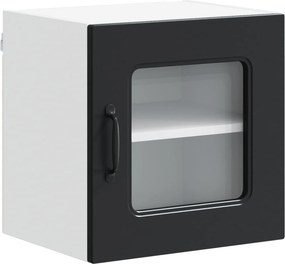 vidaXL Πάνελ πλυντηρίου πιάτων Kalmar 2 pcs Μαύρο Επεξεργασμένο Ξύλο