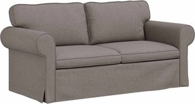 vidaXL Σετ Καναπέ 2 pcs Taupe 175 x 82 x 80 εκ ύφασμα