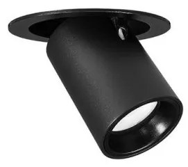 Σποτ Φωτιστικό Χωνευτό Στρογγυλό LED 10W IP20 Gerer Viokef 4304701 Μαύρο