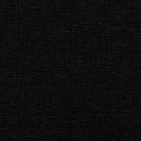 vidaXL Πολυθρόνα Ποδιών Μαύρο 55 x 35 x 41 εκ Ύφασμα