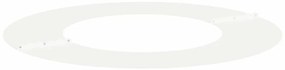 vidaXL Flat Ring Δέντρου 5 τεμ Λευκό Ø40/70 εκ Ατσάλι
