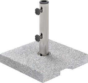 Βάση ομπρέλας από γρανίτη 21kg βάση ομπρέλας, τετράγωνη βάση ομπρέλας, βάρος ομπρέλας για ομπρέλα 32/38/48mm
