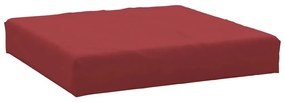 Μαξιλάρια Παλέτας 2 τεμ. Μπορντό από Ύφασμα Oxford - Κόκκινο
