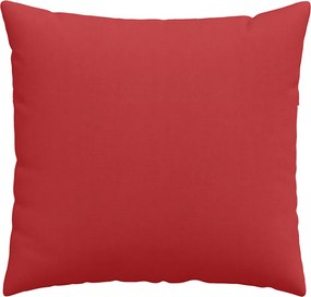 vidaXL Μαξιλάρι Καναπέ 2 pcs Κόκκινο 45 x 45 cm ύφασμα