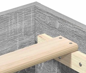 Πλαίσιο κρεβατιού χωρίς στρώμα Γκρι Sonoma 100x200 cm - Γκρι