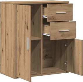 vidaXL Πλαϊνό γραφείο Artisan Oak 60 x 31 x 70 εκ Επεξεργασμένο ξύλο