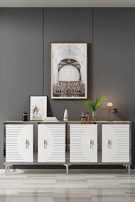 Console Tuna 180 - Sapphire Oak, White, Silver Sapphire Oak
White
Silver