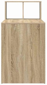 vidaXL Γραφείο Sonoma Δρυς 108 x 55 x 103.5 εκ Επεξεργασμένο ξύλο