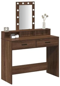 vidaXL Τραπέζι περιποίησης Καφέ 100 x 41 x 140 εκ. Επεξεργασμένο ξύλο