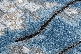 Σύγχρονο χαλί COZY 8876 Rio - δομική δύο επίπεδα μαλλιού μπλε