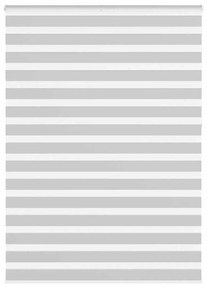 vidaXL Ζέβρα τυφλή Ανοιχτό Γκρι Πλάτος υφάσματος 155,9 εκ. Πολυεστέρας