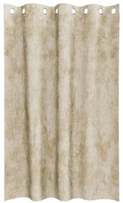 vidaXL Κουρτίνα με κουρτίνες 2 pcs Κρεμ 175 x 140 εκ. Βελούδο