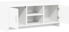 vidaXL Ντουλάπι TV 102 x 33 x 47 εκ Λευκό Επεξεργασμένο Ξύλο