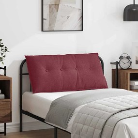 vidaXL Μαξιλάρι Πλάτης Κόκκινο 100 x 19 x 50 εκ ύφασμα
