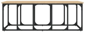 vidaXL Τραπεζάκι Σαλονιού Sonoma Δρυς 100x50x35,5 εκ. Επεξεργ. Ξύλο