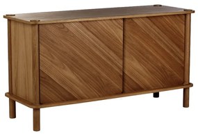 Μπουφές Italic D.Oak Doors 5719C5719-1 135x48x73.4cm Dark Oak Natural