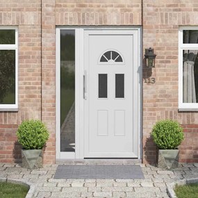 vidaXL Γλάστρα 2 pcs Ασημί 30 x 30 x 30 cm Επικαλυμμένος Χάλυβας