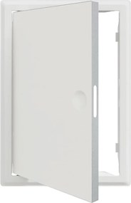 vidaXL Πάνελ Πρόσβασης Λευκό 33,5 x 23 x 3 cm Ατσάλι