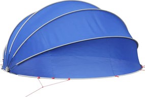 vidaXL Θόλος πισίνας Μπλε 500 x 500 x 236 εκ.