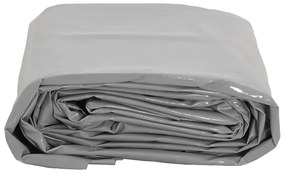 vidaXL Μουσαμάς Γκρι 650 γρ./μ.² 4x6 μ.