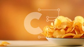 Σετ των 2 Intra Συλλεκτικό Ξύλινο Παζλ Plywood 4mm - Μπολ με πατατάκια στο τραπέζι Σε Ξύλινο Κουτί - Διαστάσεις: 10x10 cm – 25 κομμάτια