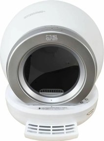 Κουτί απορριμμάτων γάτας Λευκό Γκρι