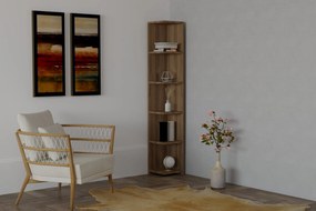 Βιβλιοθήκη Καρυδί FLETRE 25x25x160
