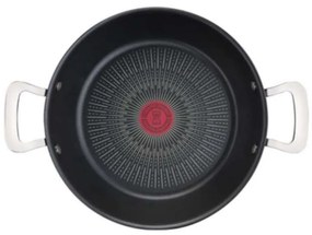 Τηγάνι Wok  Tefal G2557172 SHAL26CV M Απεριόριστο, 26 cm, Καπάκι, Αντικολλητική επίστρωση, Θερμοσήμα, Επαγωγή, Μαύρο