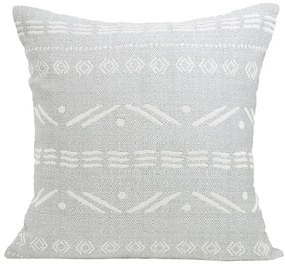 Διακοσμητική Μαξιλαροθήκη (45x45) Nima Living Raiza Grey