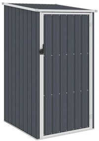 vidaXL Αποθήκη Κήπου Ανθρακί 87 x 98 x 159 εκ. από Γαλβανισμένο Ατσάλι