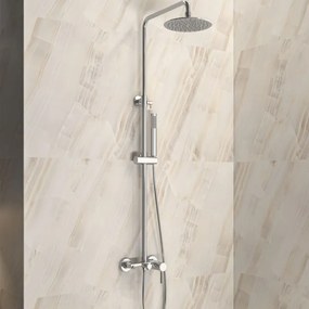 Karag  Artemis SO551B Cromo - Στήλη ντουζ 3 εξοδων με μπαταρια