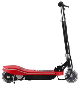 vidaXL Πατίνι Ηλεκτρικό με LED 120 W Κόκκινο