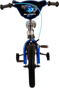 Super GT 14 Inch 22 cm Boys Coaster Brake Black/Blue