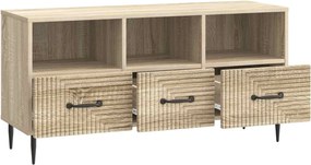 vidaXL Ντουλάπι TV Sonoma Δρυς 102 x 34,5 x 50 εκ. Επεξεργασμένο Ξύλο