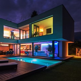 Ταινία LED 12V Smart Tuya WiFi IP65 CCT και RGB 3m Dimmable