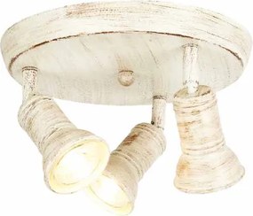 Σποτ Τρίφωτο Aca Brulee SU283PAW Antique White