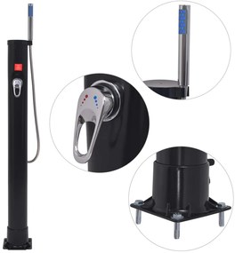 vidaXL Ντους Ηλιακό 8 Λίτρων από PVC/Ατσάλι