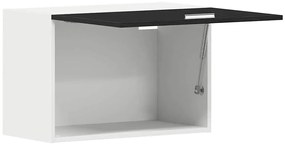 vidaXL Κρεμαστό ντουλάπι Επιτοίχιο Μαύρη δρυς 60 x 31 x 60 εκ.