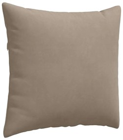 vidaXL Μαξιλάρι Καναπέ 2 pcs Taupe 45 x 45 cm ύφασμα